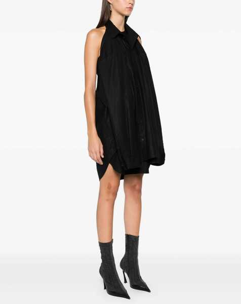 Rochii elegante Balenciaga Suspended Shirt Dress BLACK Femei (BM 16056266) 3