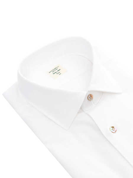 Camasi casual Mazzarelli Camicie SLIM FIT SHIRT White Barbati (BM 16056437) 2