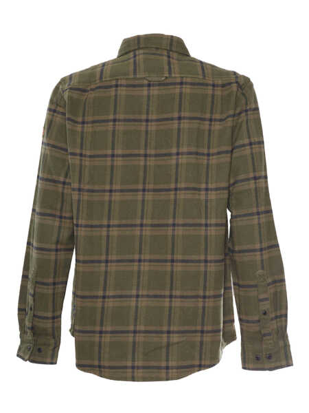 Camasi casual Fjallraven Kanken vik Heavy Flannel Shirt M / vik Heavy Flannel Shirt M Green Barbati (BM 16056560) 2