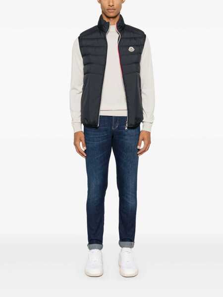 Blugi drepti Dondup GEORGE PANTS Blue Barbati (BM 16056761) 2