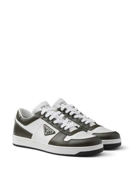 Sneakers Prada Prada Downtown Colour-Block Leather Sneakers BIANCOMILITARE Barbati (BM 16059317) 2