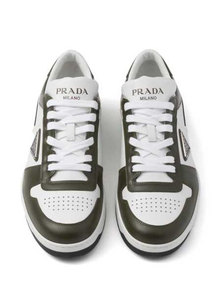 Sneakers Prada Prada Downtown Colour-Block Leather Sneakers BIANCOMILITARE Barbati (BM 16059317) 4