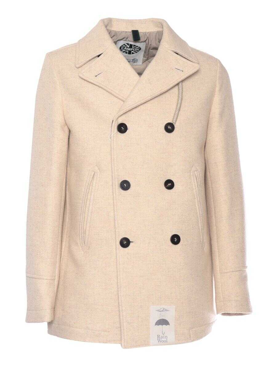 Paltoane CAMPLIN Camplin Coat Beige Barbati (BM 16059782) 1