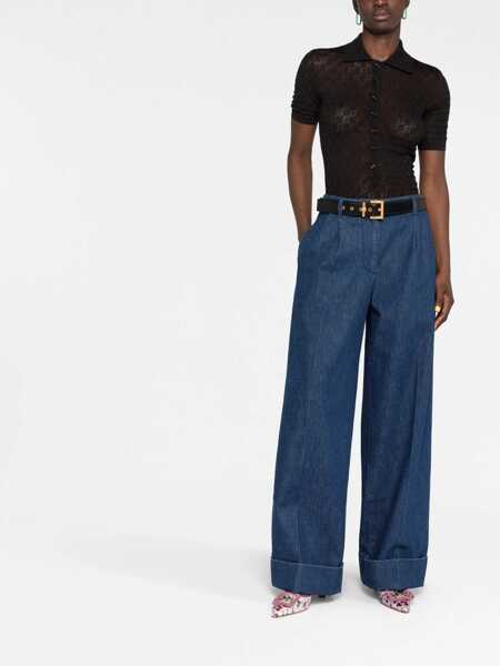Blugi Gucci Gucci Baggy Jeans BLUE Femei (BM 16059788) 2
