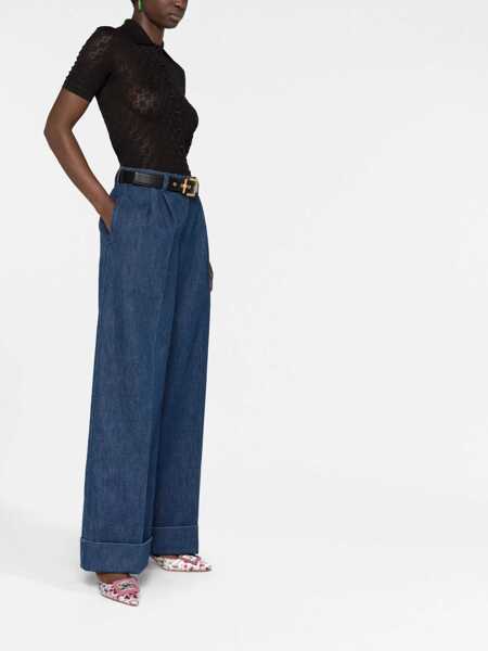 Blugi Gucci Gucci Baggy Jeans BLUE Femei (BM 16059788) 4