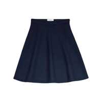 Fuste AMI Paris Viring-Wool Blend A-Line Skirt Femei