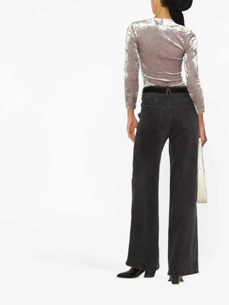 Topuri Isabel Marant Isabel Marant Gubaia Top Clothing 02SN SNOW GREY Femei (BM 16065758) 4