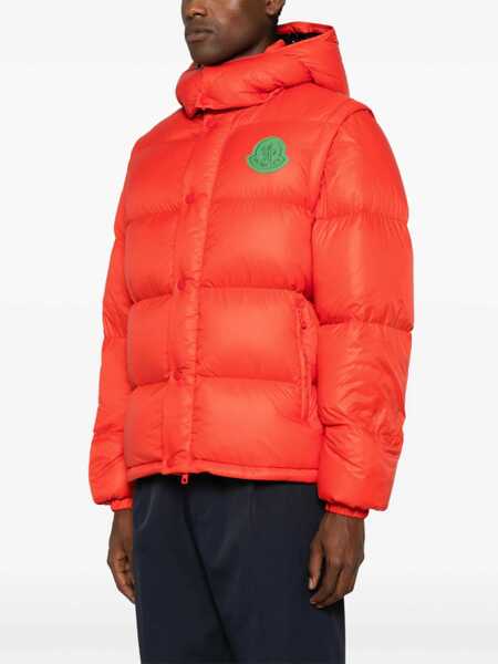 Geci Moncler Moncler Cyclone 2-In-1 Padded Jacket Orange Barbati (BM 16066088) 3