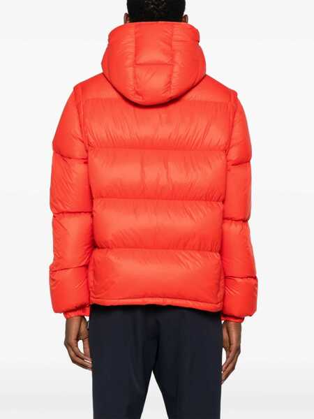 Geci Moncler Moncler Cyclone 2-In-1 Padded Jacket Orange Barbati (BM 16066088) 4