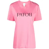 Tricouri Essential Patou Logo-Print Cotton T-Shirt Femei