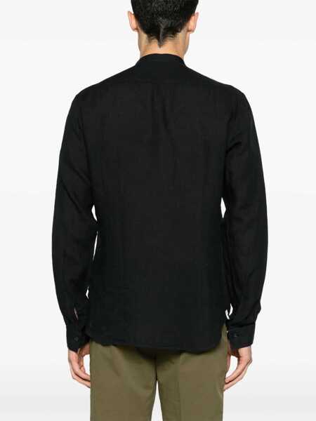 Camasi TINTORIA MATTEI Tintoria Mattei Shirt Clothing Black Barbati (BM 16068683) 4