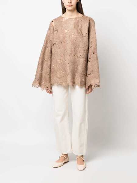 Pulovere VITELLI Vitelli Doomboh Crewneck Clothing M7 ECRU Femei (BM 16069739) 2