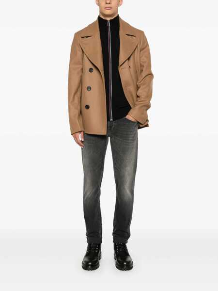 Blugi Dondup Dondup George Jeans Bll Blk Denim Stretch Clothing Black Barbati (BM 16070165) 2