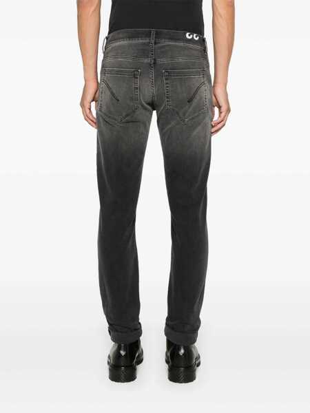 Blugi Dondup Dondup George Jeans Bll Blk Denim Stretch Clothing Black Barbati (BM 16070165) 4