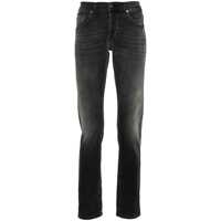 Blugi Dondup George Jeans Bll Blk Denim Stretch Clothing Barbati