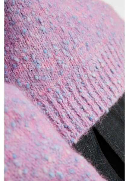 Pulovere casual Ganni Jersey With Logo PINK Femei (BM 16071881) 5