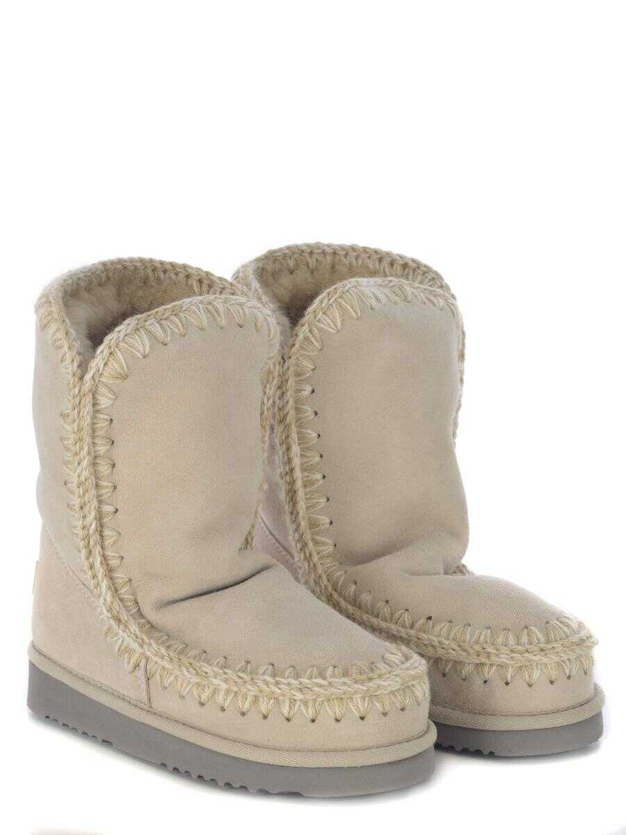 Bocanci Mou Mou Boots  Eskimo 24 Beige Femei (BM 16073033) 2