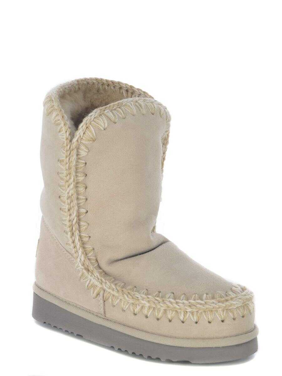 Bocanci Mou Mou Boots  Eskimo 24 Beige Femei (BM 16073033) 3