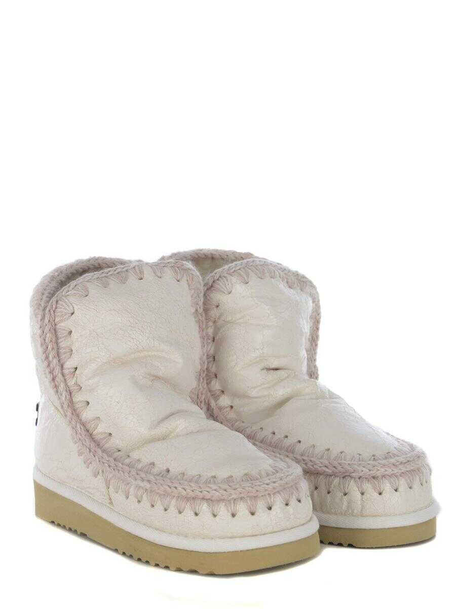 Bocanci Mou Mou Ankle Boots  Eskimo18 WHITE Femei (BM 16073042) 2