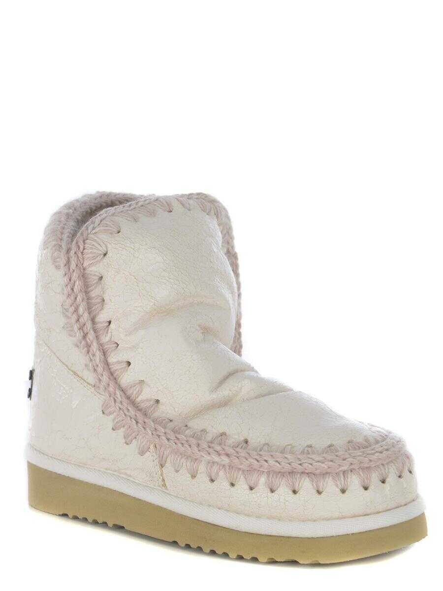 Bocanci Mou Mou Ankle Boots  Eskimo18 WHITE Femei (BM 16073042) 3
