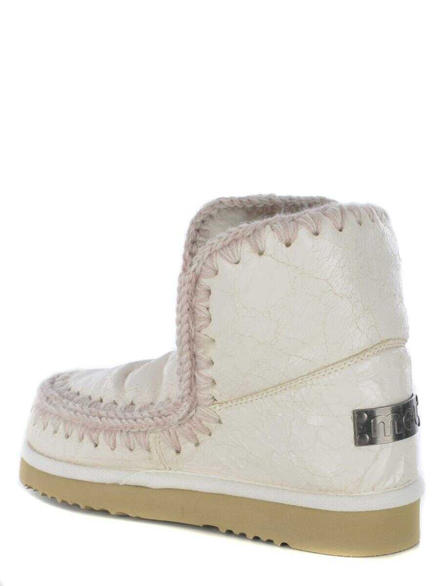 Bocanci Mou Mou Ankle Boots  Eskimo18 WHITE Femei (BM 16073042) 4