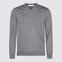 Pulovere Cruciani Grey Wool Knitwear Barbati
