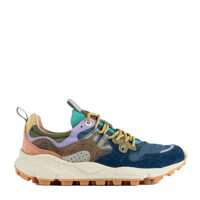 Sneakers Flower Mountain Yamano 3 Uni Sneakers In Suede And Technical Fabric Navy And Lilac Femei