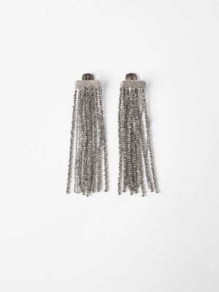 Cercei Brunello Cucinelli Brunello Cucinelli Monile Earrings SILVER Femei (BM 16084361) 2