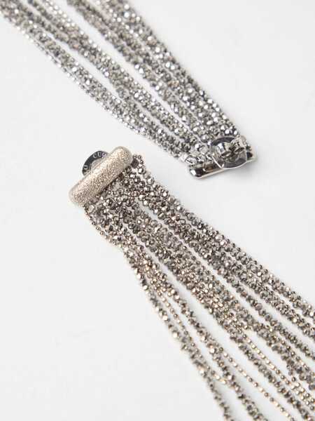 Cercei Brunello Cucinelli Brunello Cucinelli Monile Earrings SILVER Femei (BM 16084361) 3