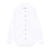 Camasi Xacus Nina Cotton Shirt In White Femei