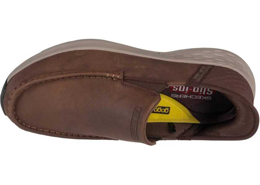 Pantofi Oxford SKECHERS Slip-Ins Parson - Oswin Brown Barbati (BM 16087766) 3