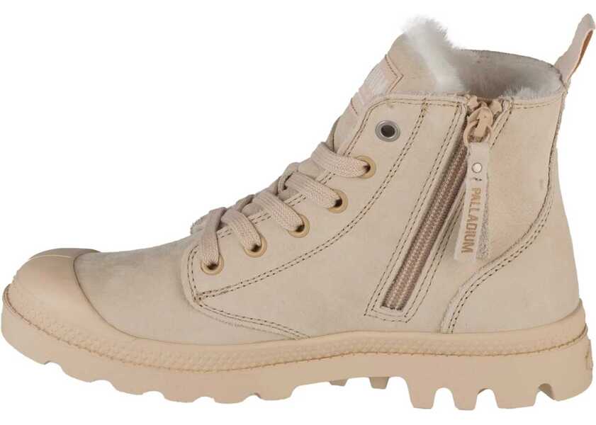 Sneakers Palladium Pampa Hi Zip WL Beige Femei (BM 16087919) 2