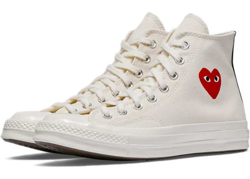 Sneakers COMME DES GARONS PLAY X CONVERSE Comme des Garcons Play x Converse Sneakers WHITE Barbati (BM 16088495) 2