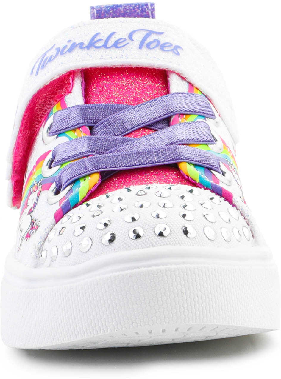 Sneakers SKECHERS S-Lights Twinkle Sparks Jumpin Clouds White Fete (BM 16088654) 2