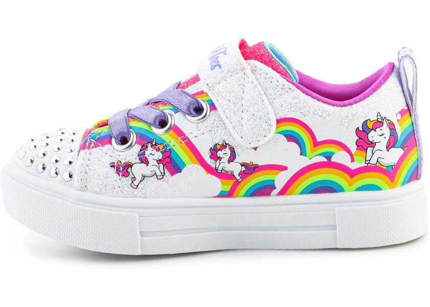 Sneakers SKECHERS S-Lights Twinkle Sparks Jumpin Clouds White Fete (BM 16088654) 4