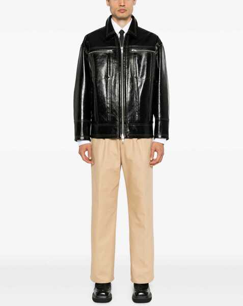 Pantaloni casual Gucci Cotton Sil Vous Plait Chinos Pants Beige Barbati (BM 16088822) 2