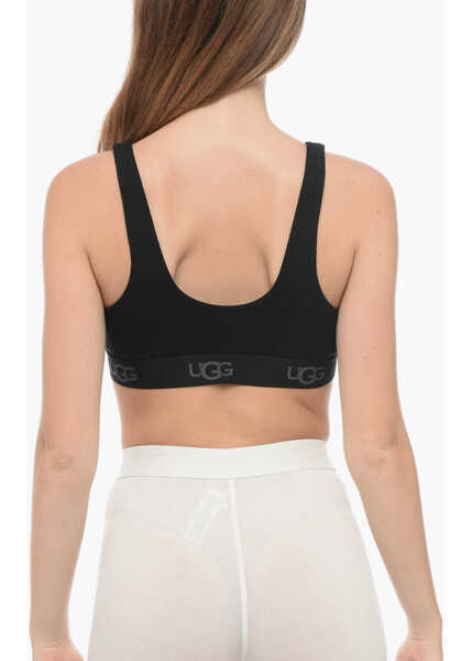 Sutiene UGG Solid Color Gwendolynn Bra With Logoed Band Black Femei (BM 16089065) 2
