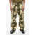 DARKPARK Acid-Wash Effect Cargo Pants Military Green