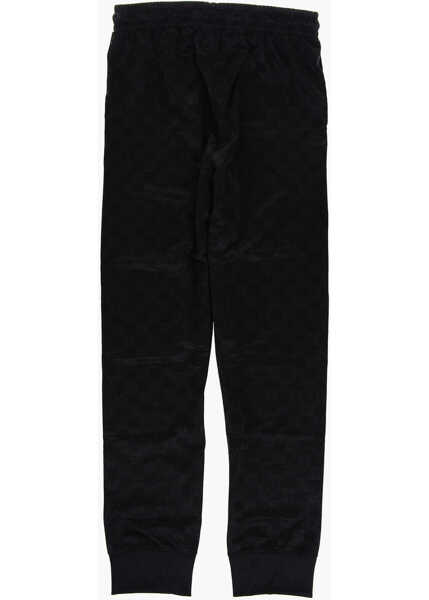 Pantaloni de trening Nike Air Jordan Solid Color Joggers With All-Over Monogram Black Baieti (BM 16089185) 3