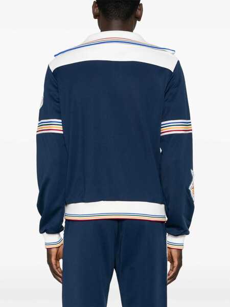 Bluze de trening Casablanca Zip Sweatshirt. BLUE Barbati (BM 16089446) 4
