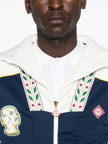 Bluze de trening Casablanca Zip Sweatshirt. BLUE Barbati (BM 16089446) 5