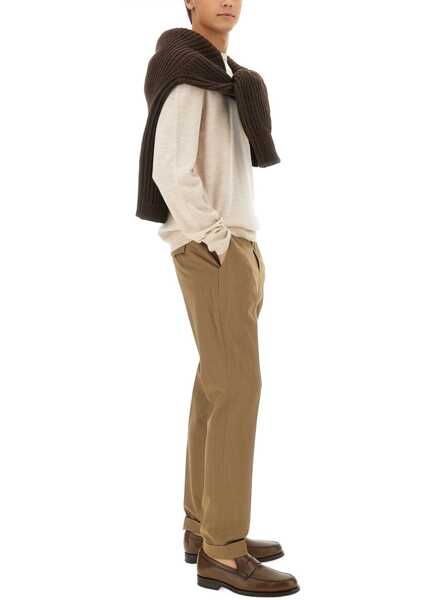 Pantaloni casual PT TORINO Straight Leg Pants BEIGE Barbati (BM 16089515) 2