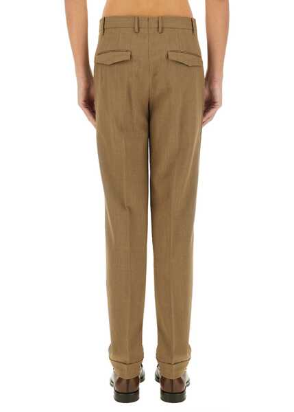 Pantaloni casual PT TORINO Straight Leg Pants BEIGE Barbati (BM 16089515) 3