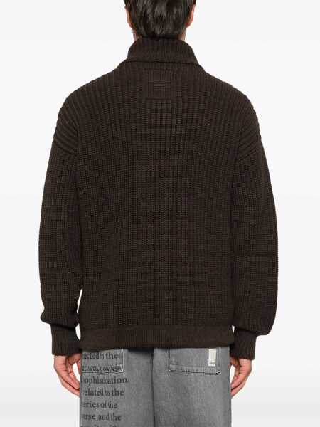 Pulovere casual Emporio Armani Shirt With Zip. BROWN Barbati (BM 16089518) 4