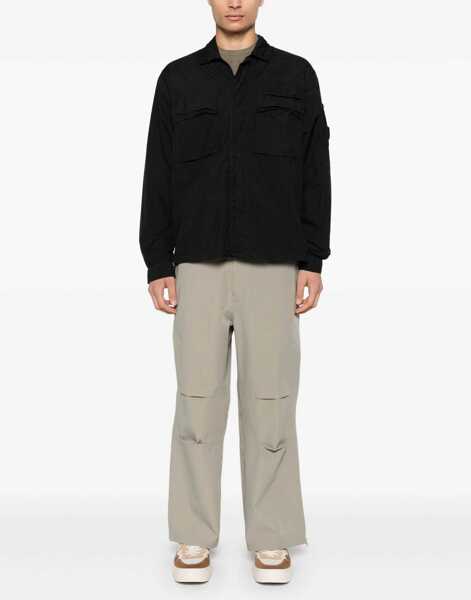 Camasi casual C.P. Company Shirt With Logo BLACK Barbati (BM 16089569) 2