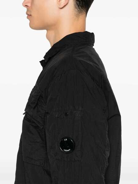 Camasi casual C.P. Company Shirt With Logo BLACK Barbati (BM 16089569) 5