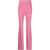 REMAIN High Waist Ribbed Palazzo Pants Pink