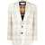 Marni Bespoke Dram Wool Blazer With Check Pattern White