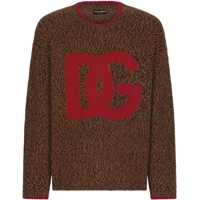 Pulovere casual Crew Neck Wool Blend Pullover With Jacquard Logo Barbati