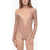 MUGLER Jersey Tumb-Hole Body With Mesh Inserts Pink